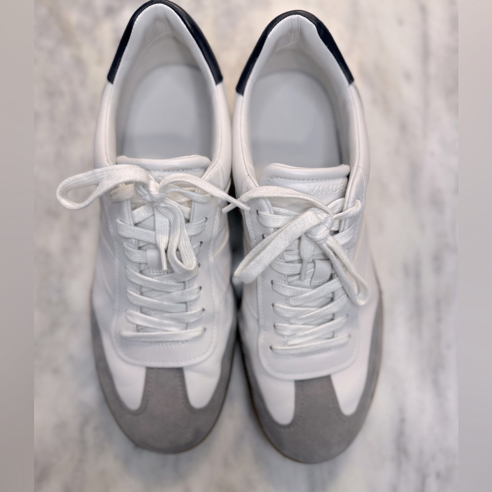 VINCE OASIS MEN’S LEATHER SNEAKERS / SIZE 12